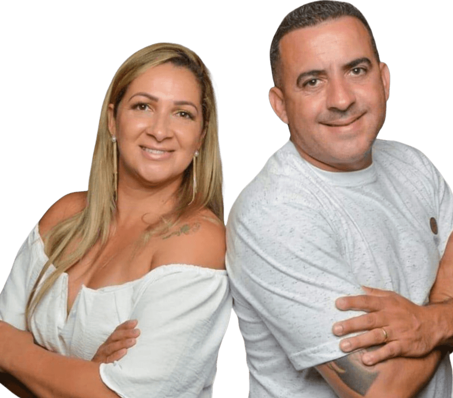 Casal fundador da MILCA Cosméticos